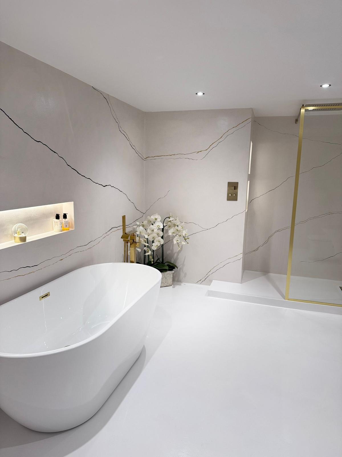 Venetian plaster project in the Manchester area