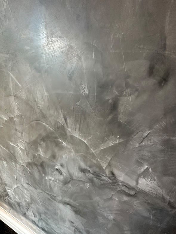 Completed Venetian plaster finish, project 5