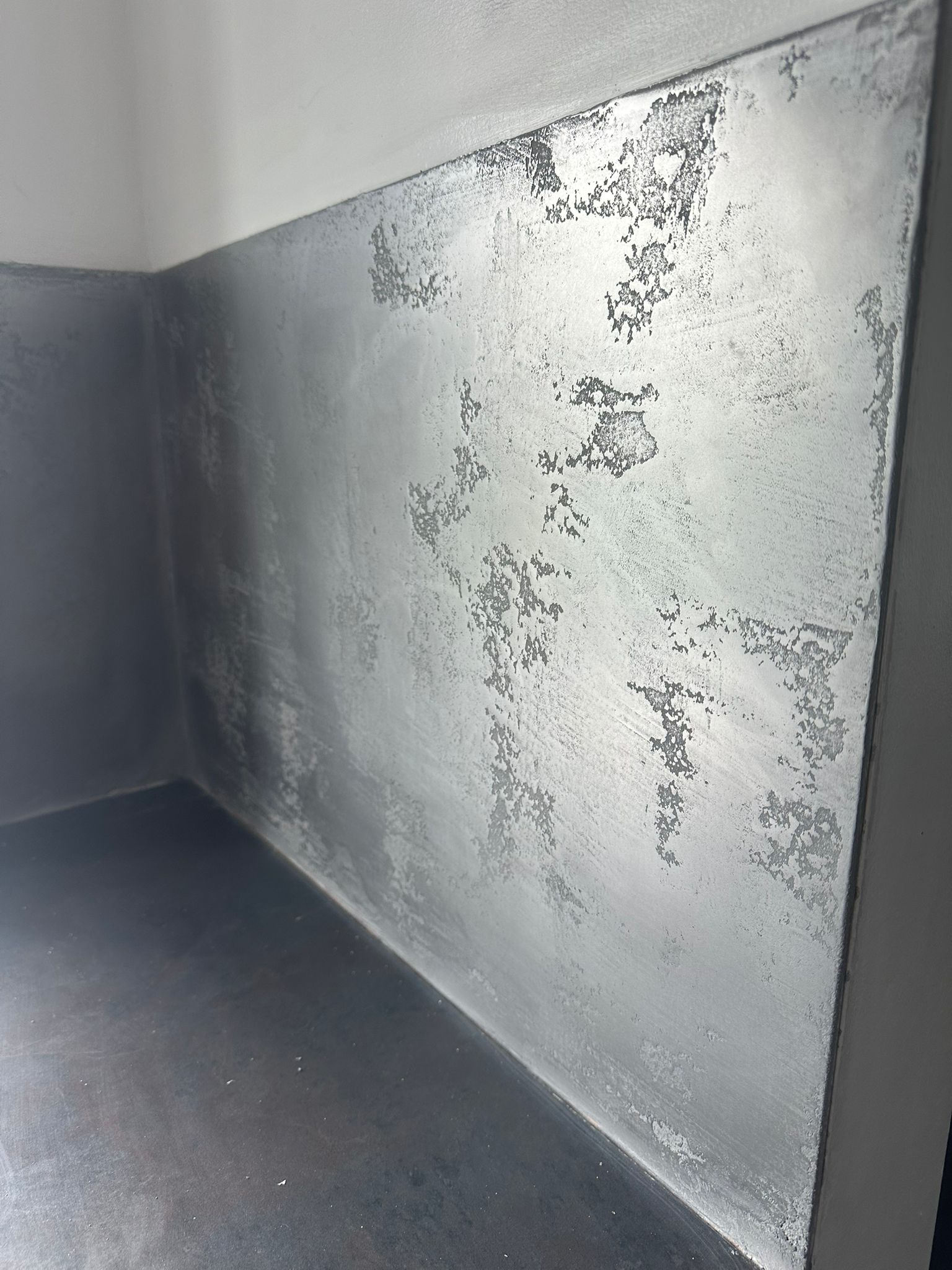Completed Venetian plaster finish, project 6