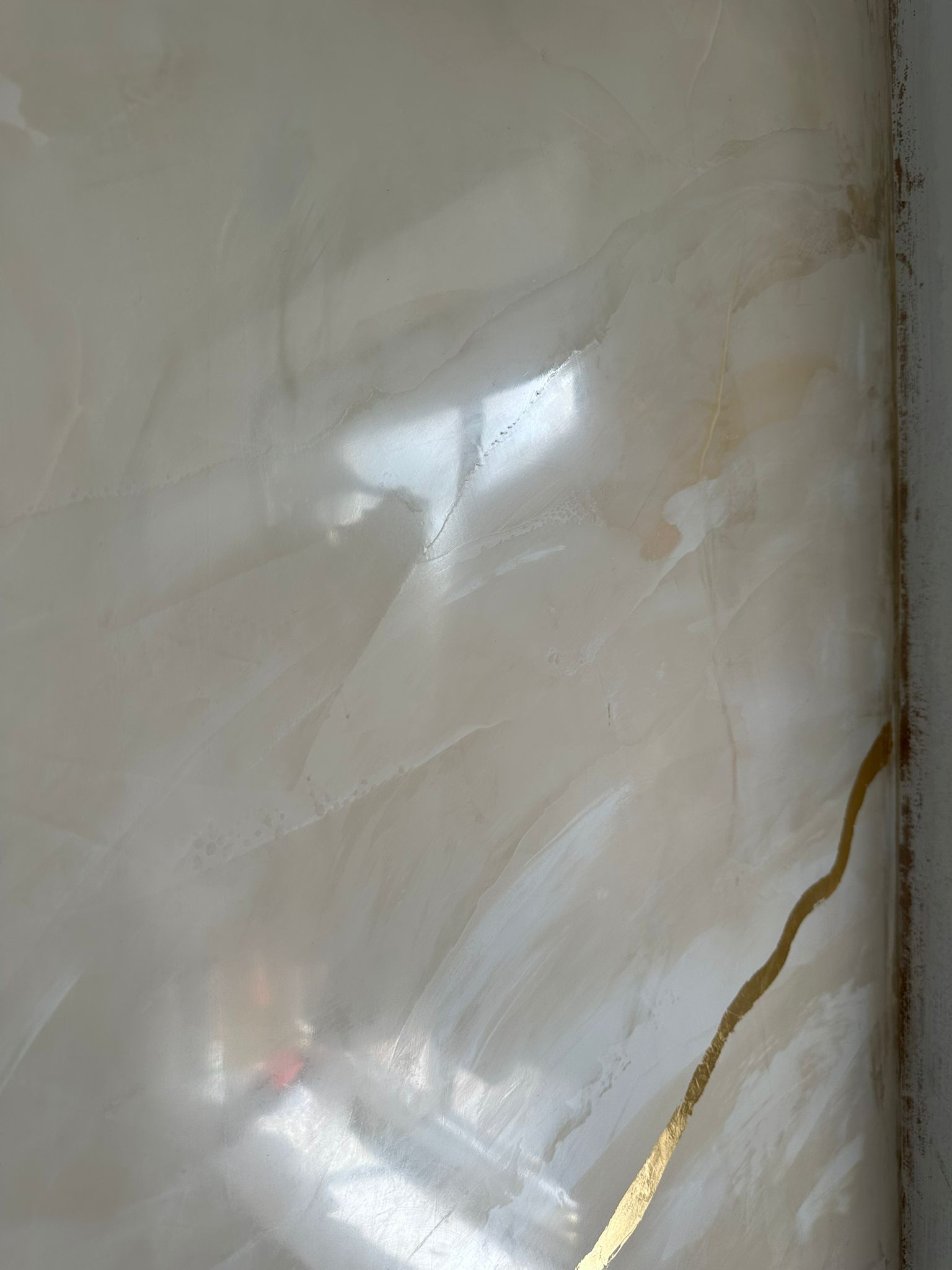 Completed Venetian plaster finish, project 8